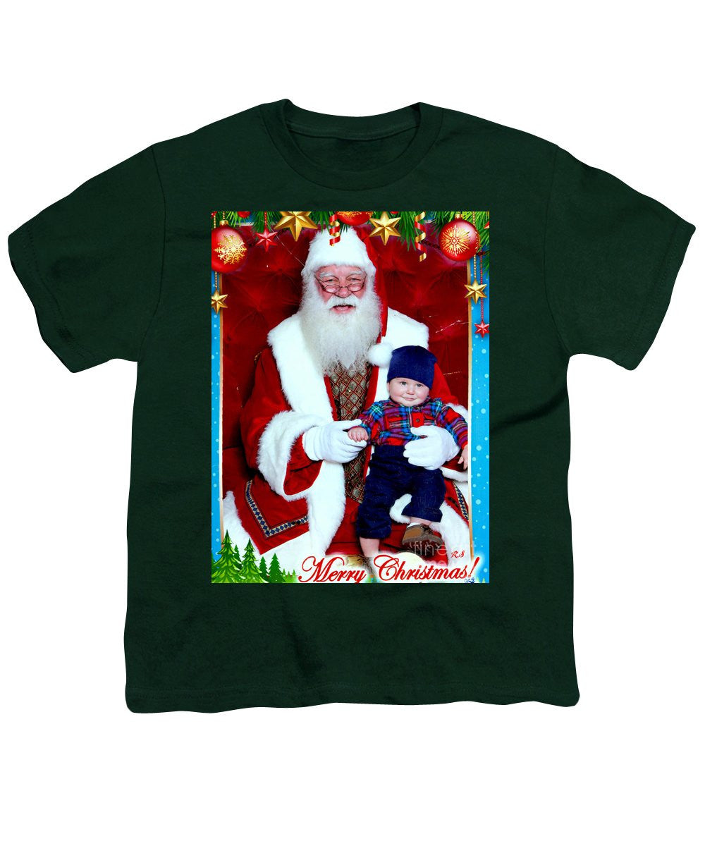 Youth T-Shirt - My First Christmas With Santa