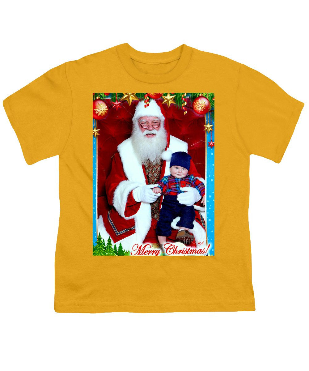 Youth T-Shirt - My First Christmas With Santa