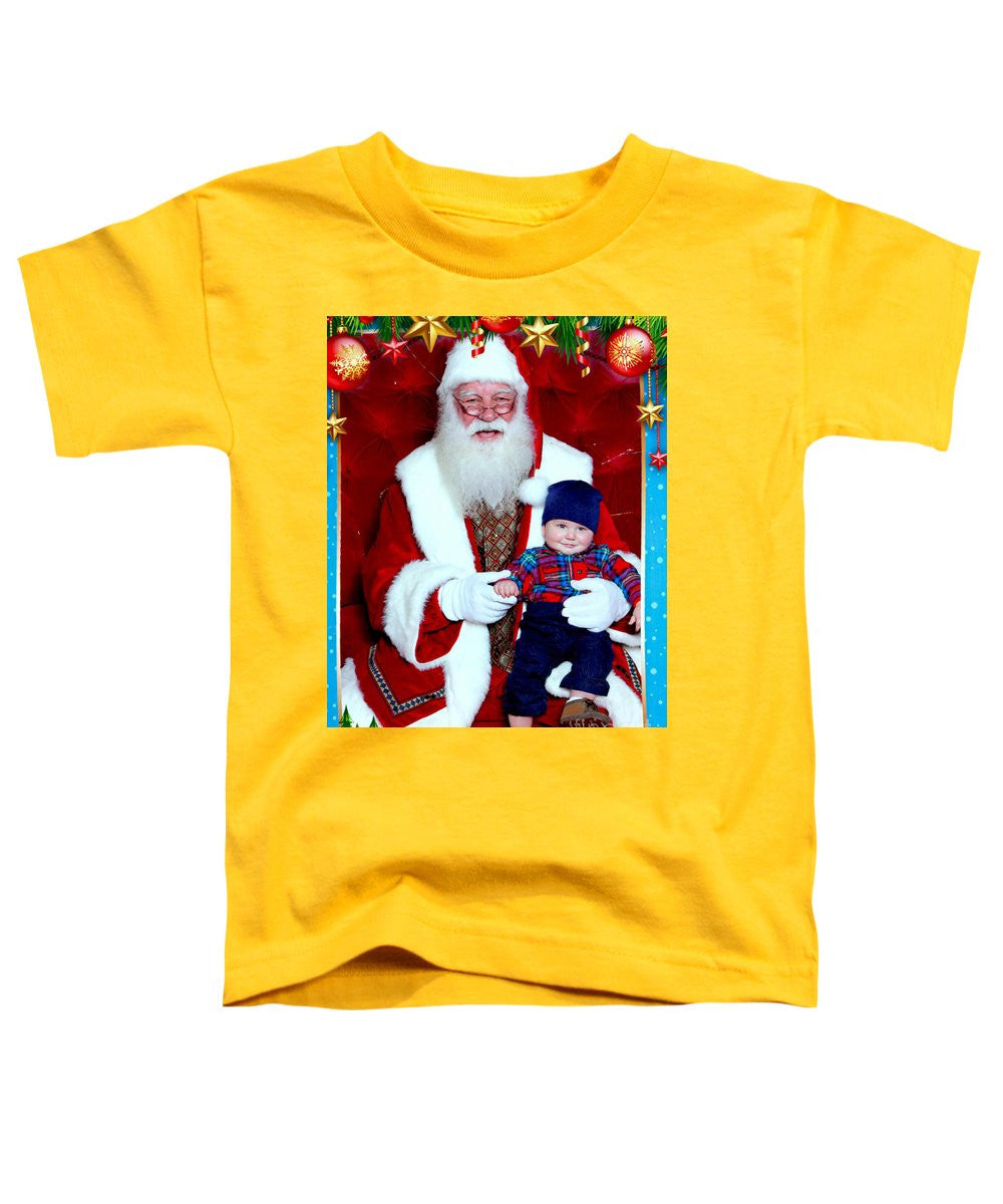 Toddler T-Shirt - My First Christmas With Santa