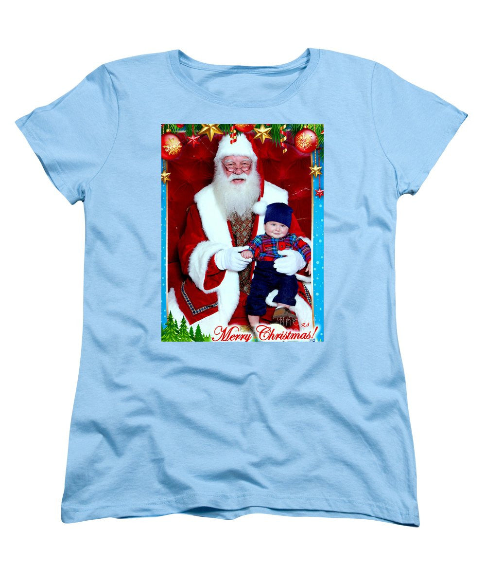 Women's T-Shirt (Standard Cut) - My First Christmas With Santa