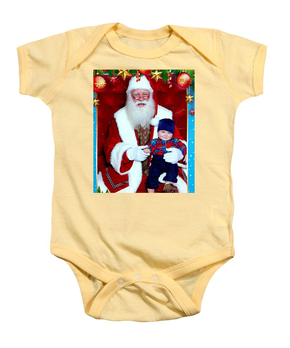 Baby Onesie - My First Christmas With Santa