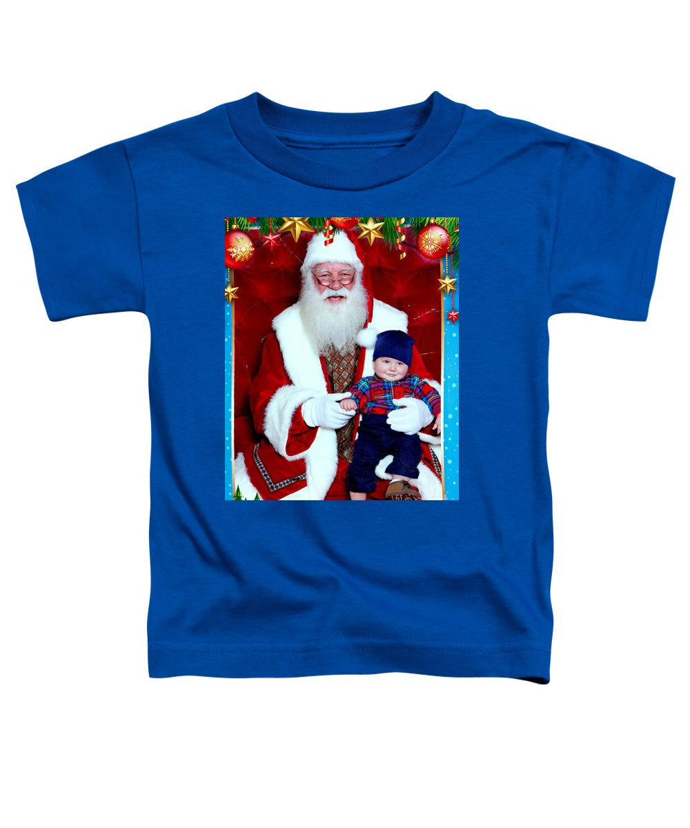 Toddler T-Shirt - My First Christmas With Santa