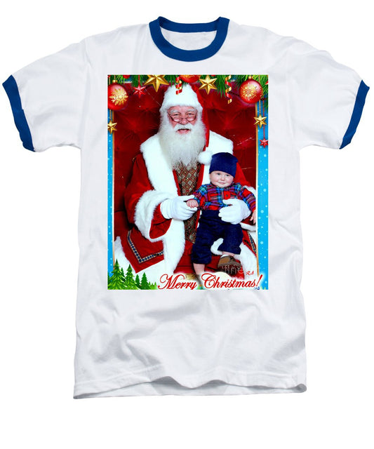 Baseball T-Shirt - My First Christmas With Santa