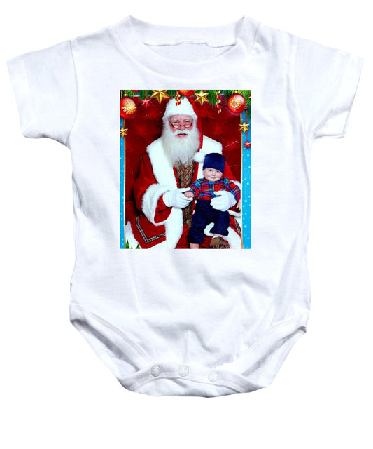 Baby Onesie - My First Christmas With Santa