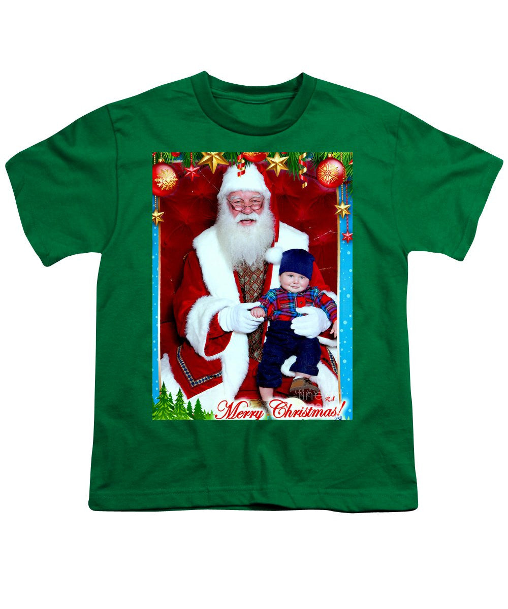 Youth T-Shirt - My First Christmas With Santa