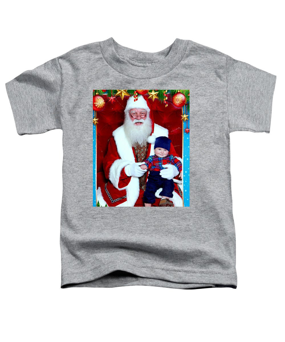 Toddler T-Shirt - My First Christmas With Santa