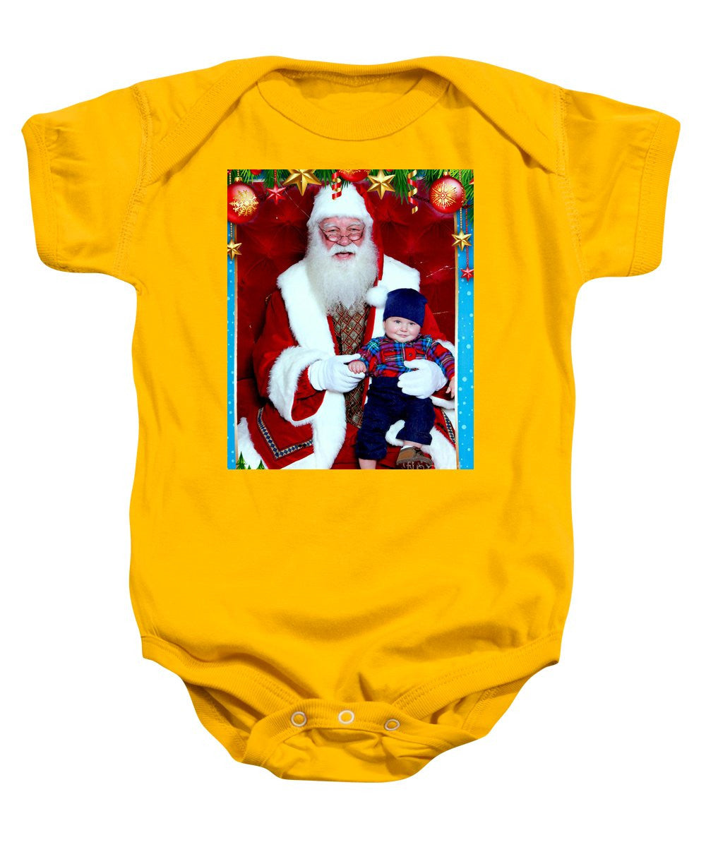 Baby Onesie - My First Christmas With Santa