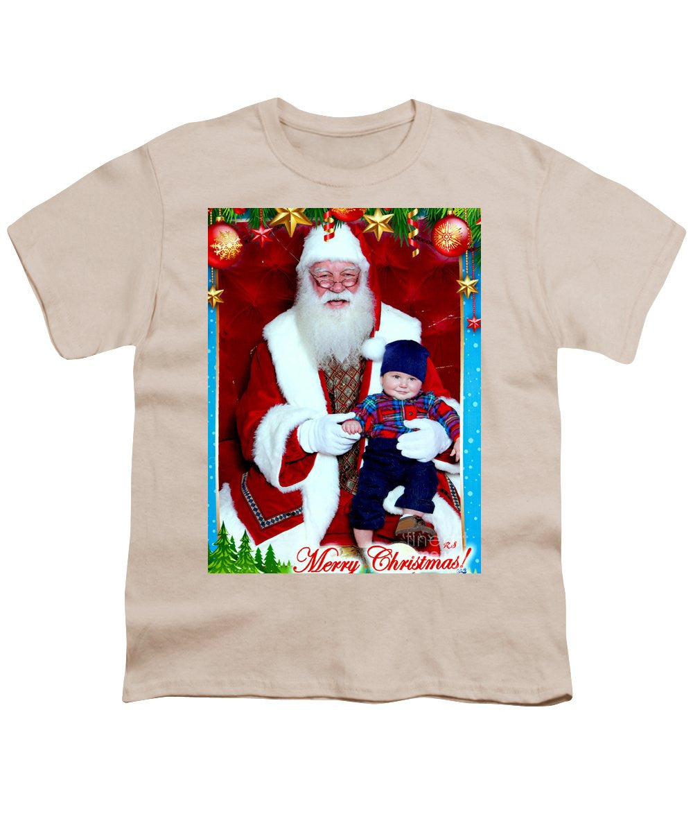 Youth T-Shirt - My First Christmas With Santa