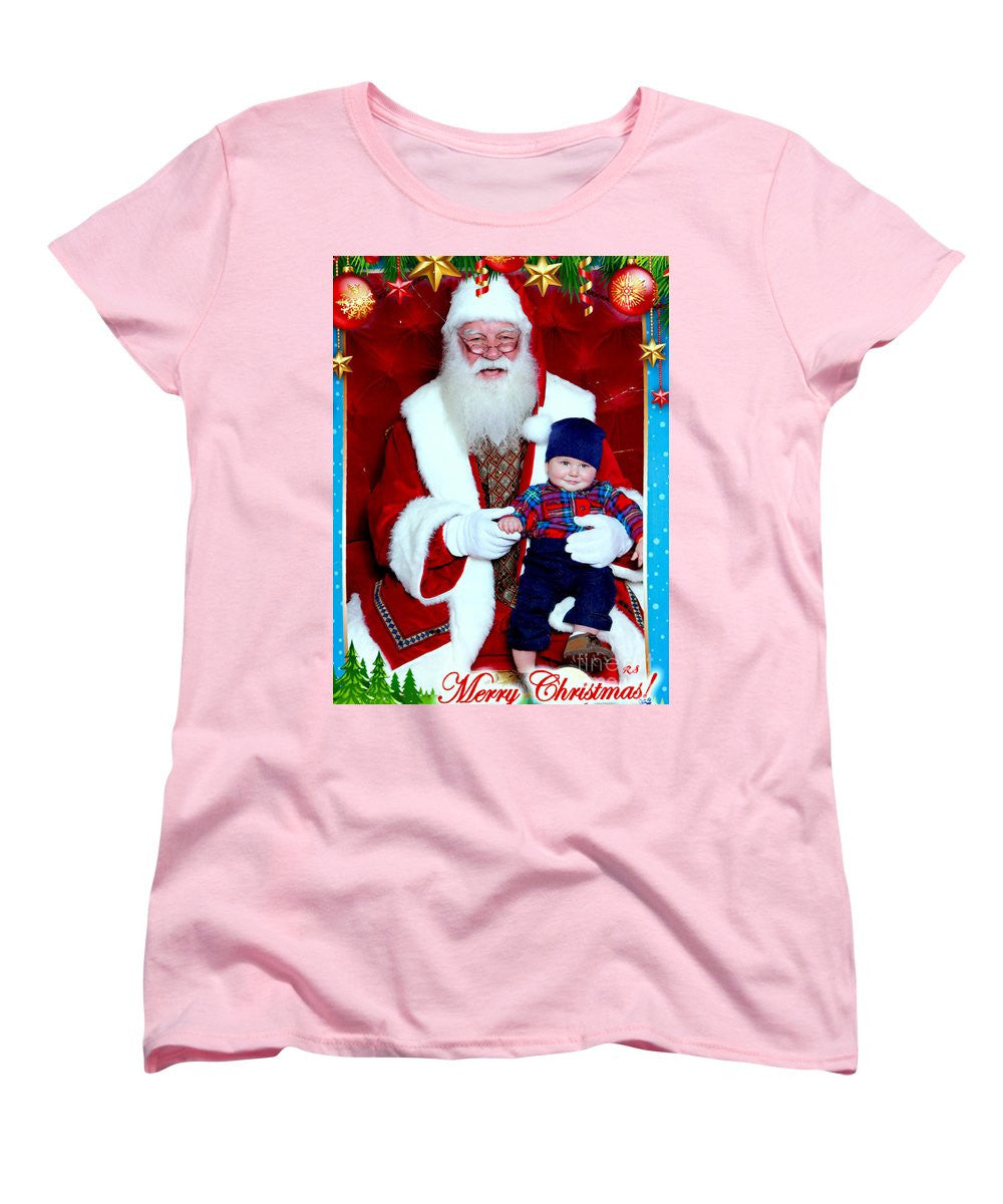 Women's T-Shirt (Standard Cut) - My First Christmas With Santa