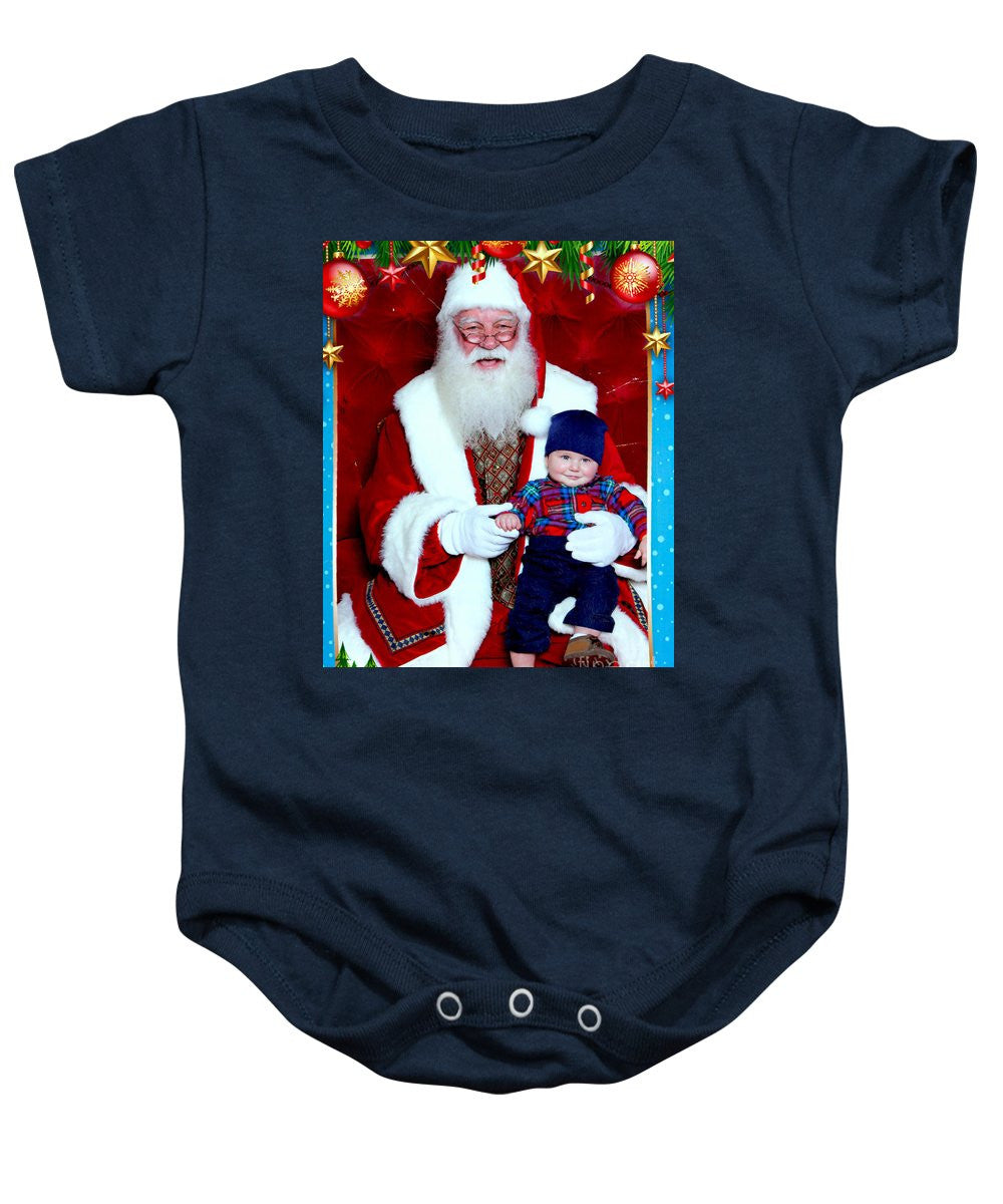 Baby Onesie - My First Christmas With Santa