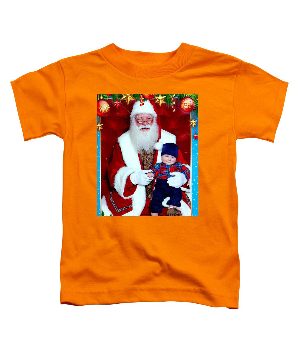 Toddler T-Shirt - My First Christmas With Santa