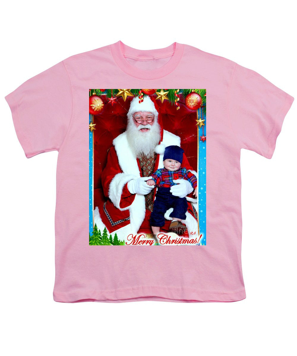 Youth T-Shirt - My First Christmas With Santa