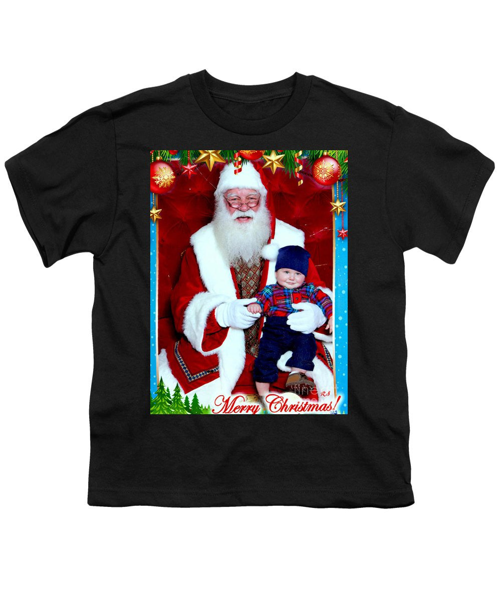 Youth T-Shirt - My First Christmas With Santa