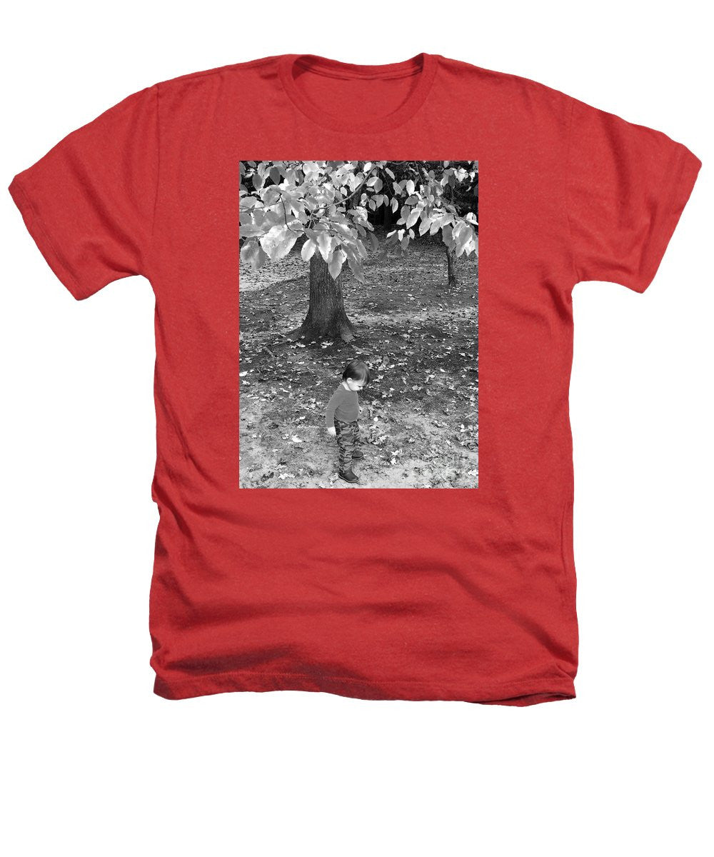 Heathers T-Shirt - My First Walk In The Woods - Black And White