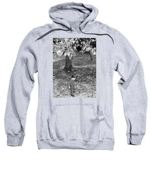 Sweatshirt - My First Walk In The Woods - Black And White