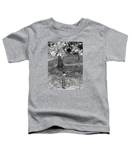 T-shirt pour tout-petits - Ma première promenade dans les bois - Noir et blanc