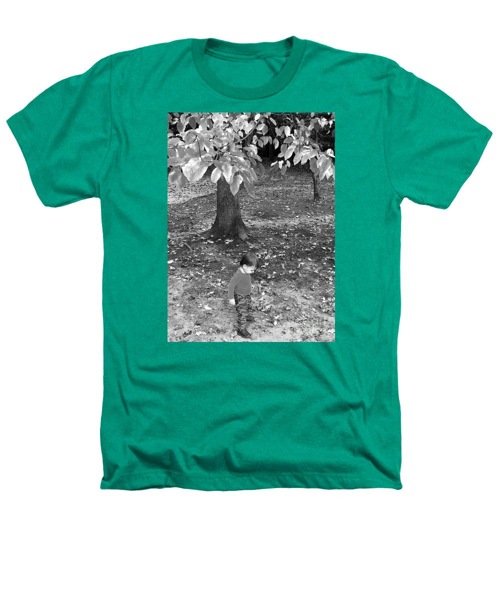 Heathers T-Shirt - My First Walk In The Woods - Black And White