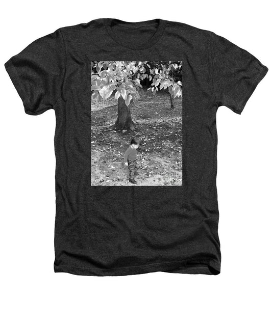 Heathers T-Shirt - My First Walk In The Woods - Black And White