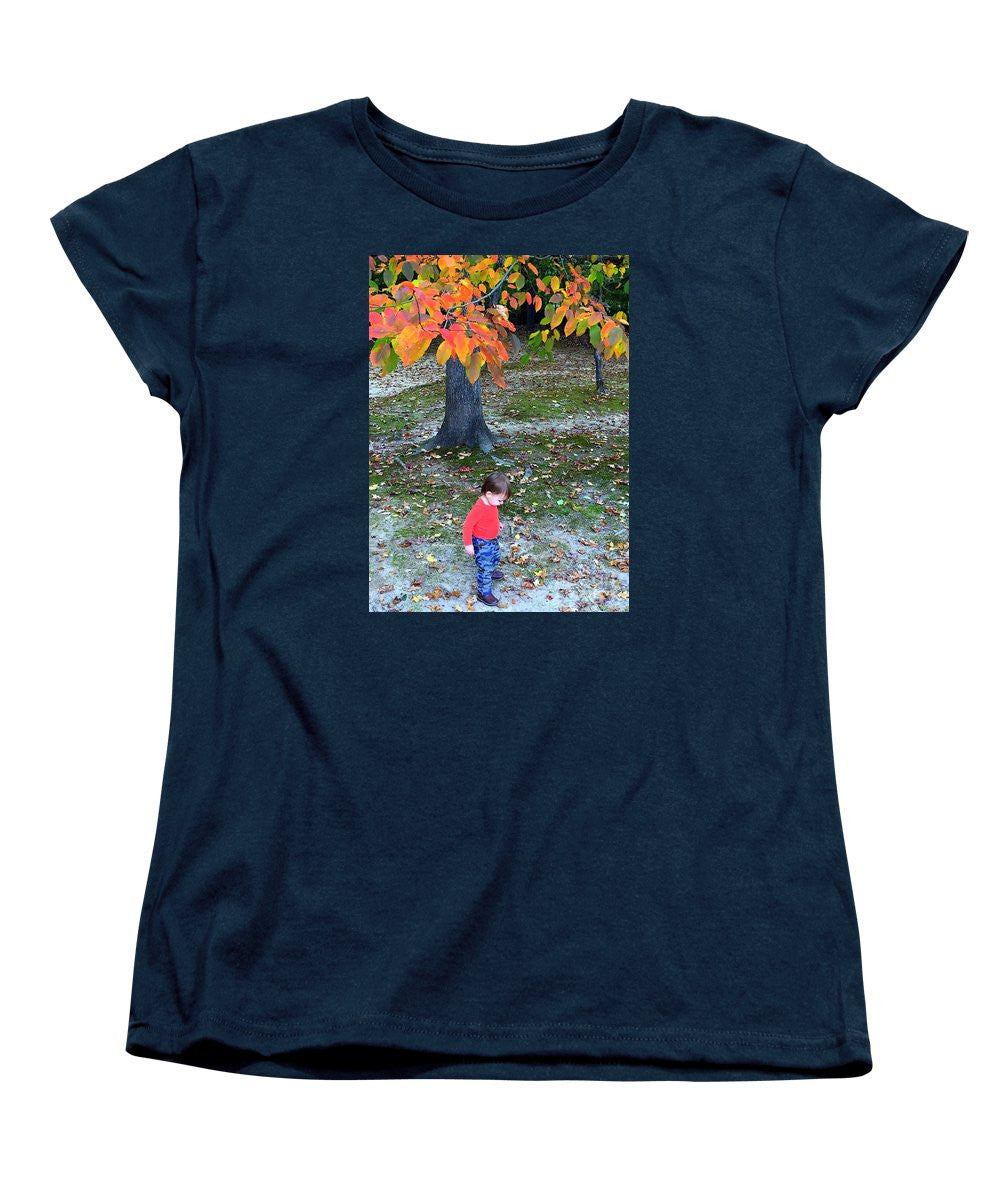 Women's T-Shirt (Standard Cut) - My First Walk In The Woods
