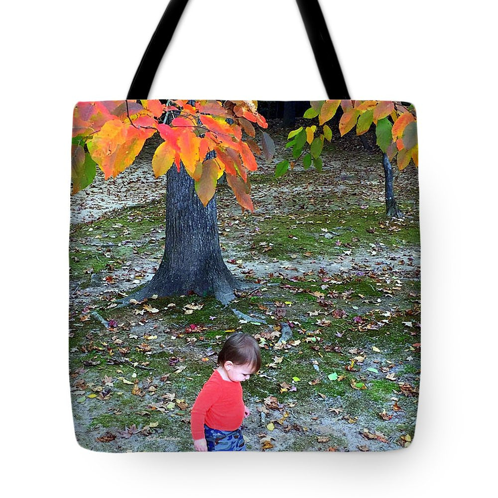 Tote Bag - My First Walk In The Woods