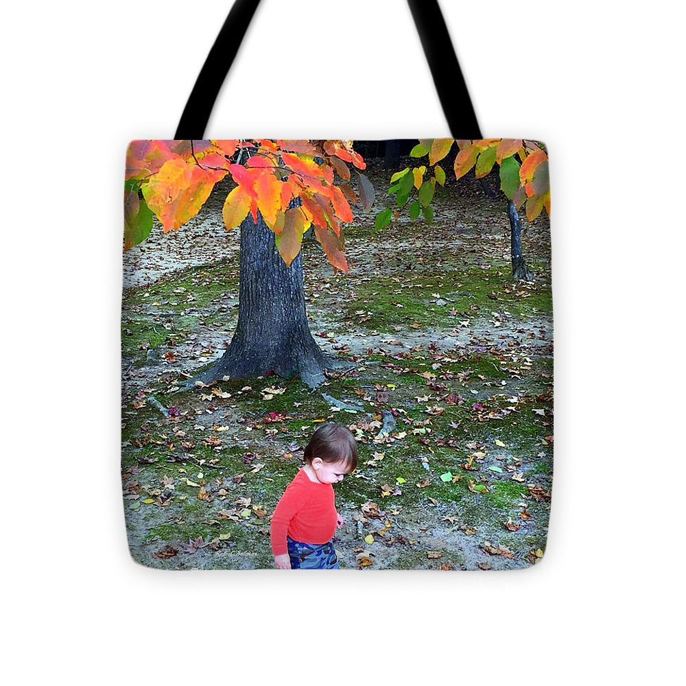 Tote Bag - My First Walk In The Woods