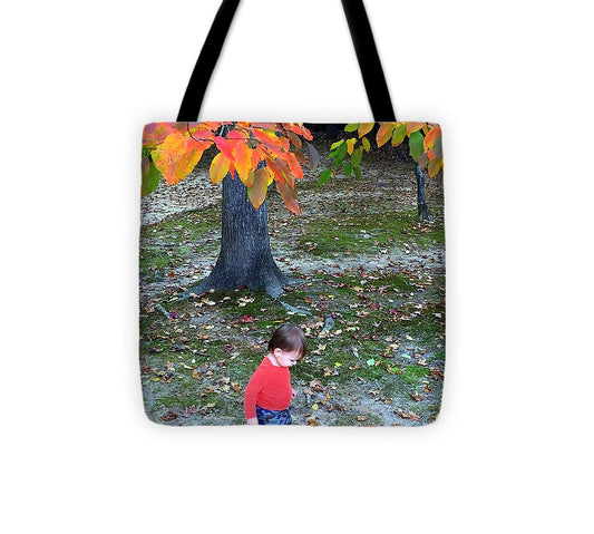 Tote Bag - My First Walk In The Woods