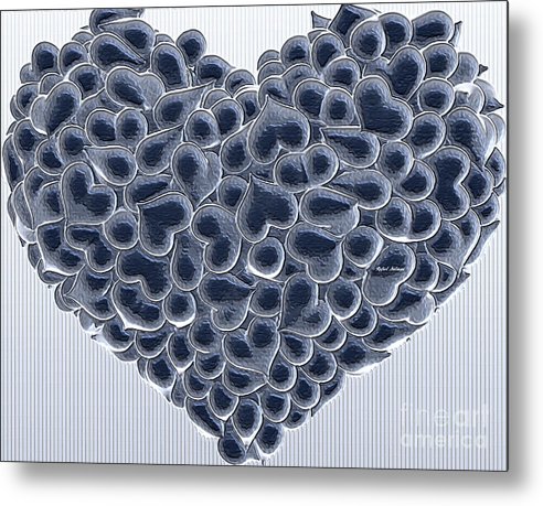 My Love Is Yours In Black And White - Metal Print