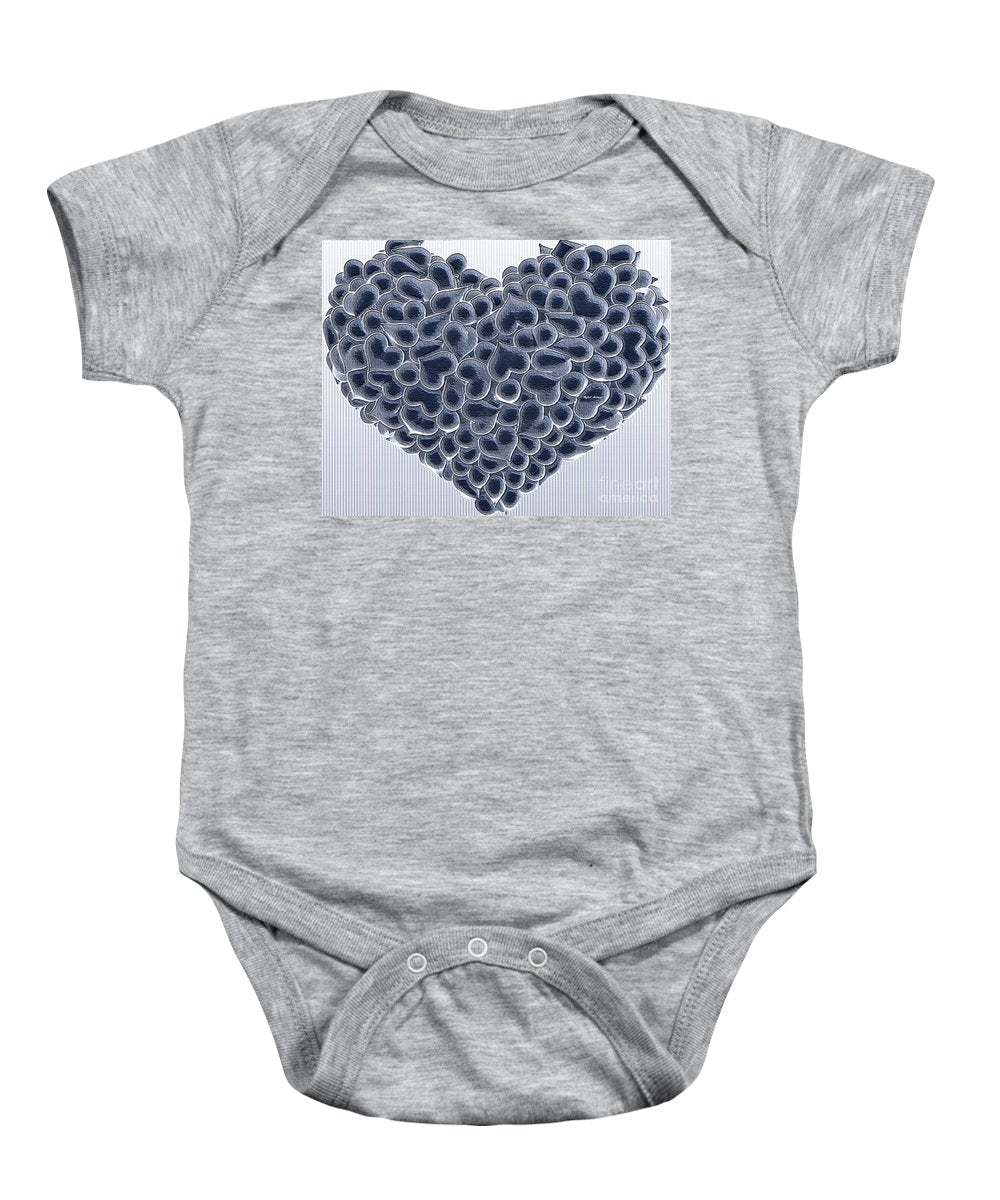 My Love Is Yours In Black And White - Baby Onesie