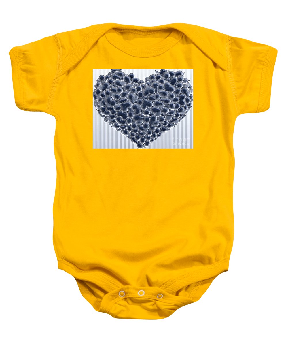 My Love Is Yours In Black And White - Baby Onesie