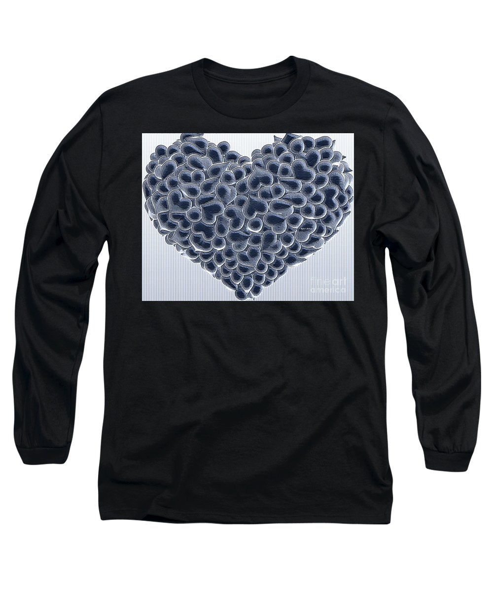 My Love Is Yours In Black And White - Long Sleeve T-Shirt