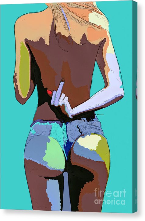 Naughty Too - Canvas Print