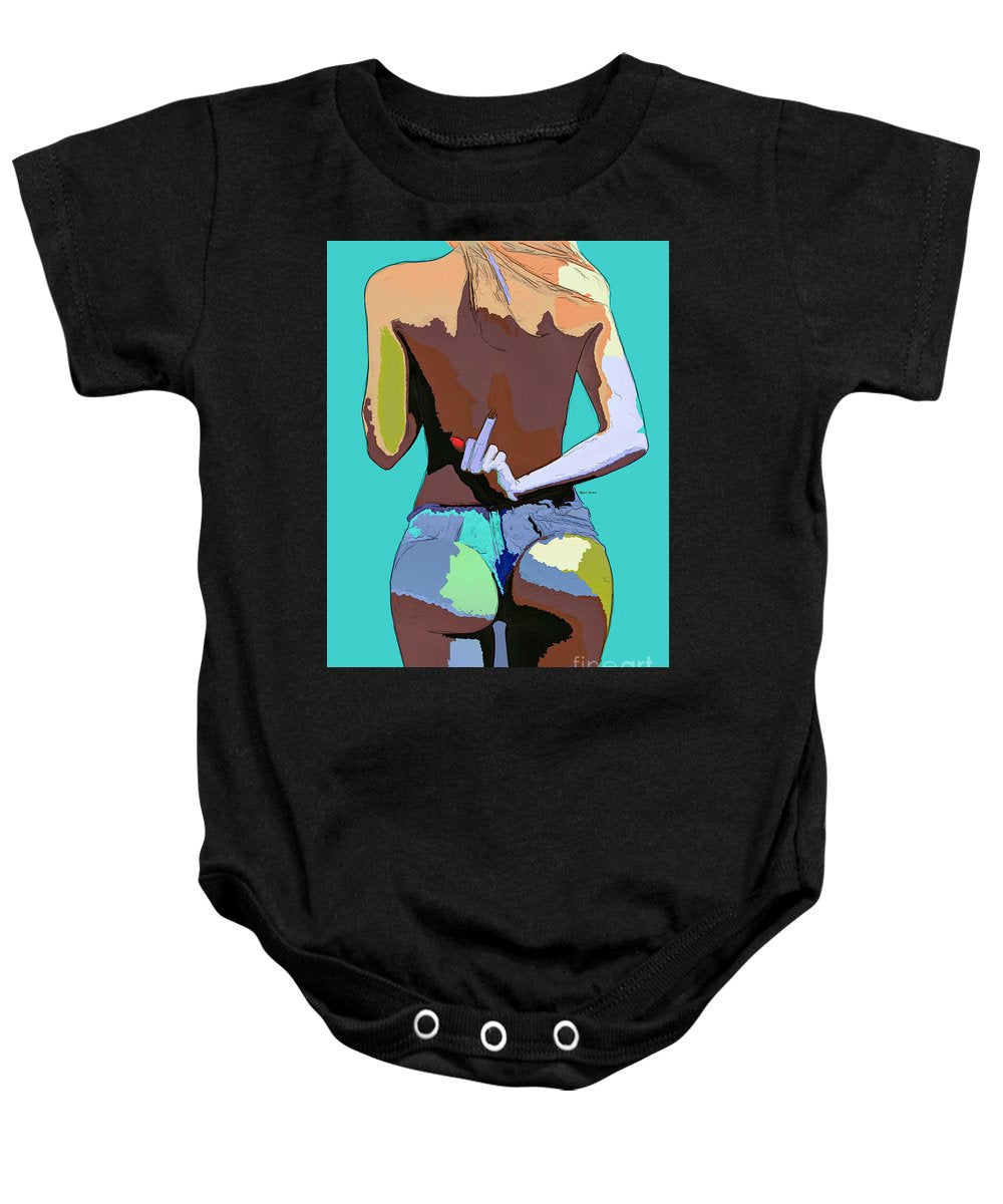 Naughty Too - Baby Onesie