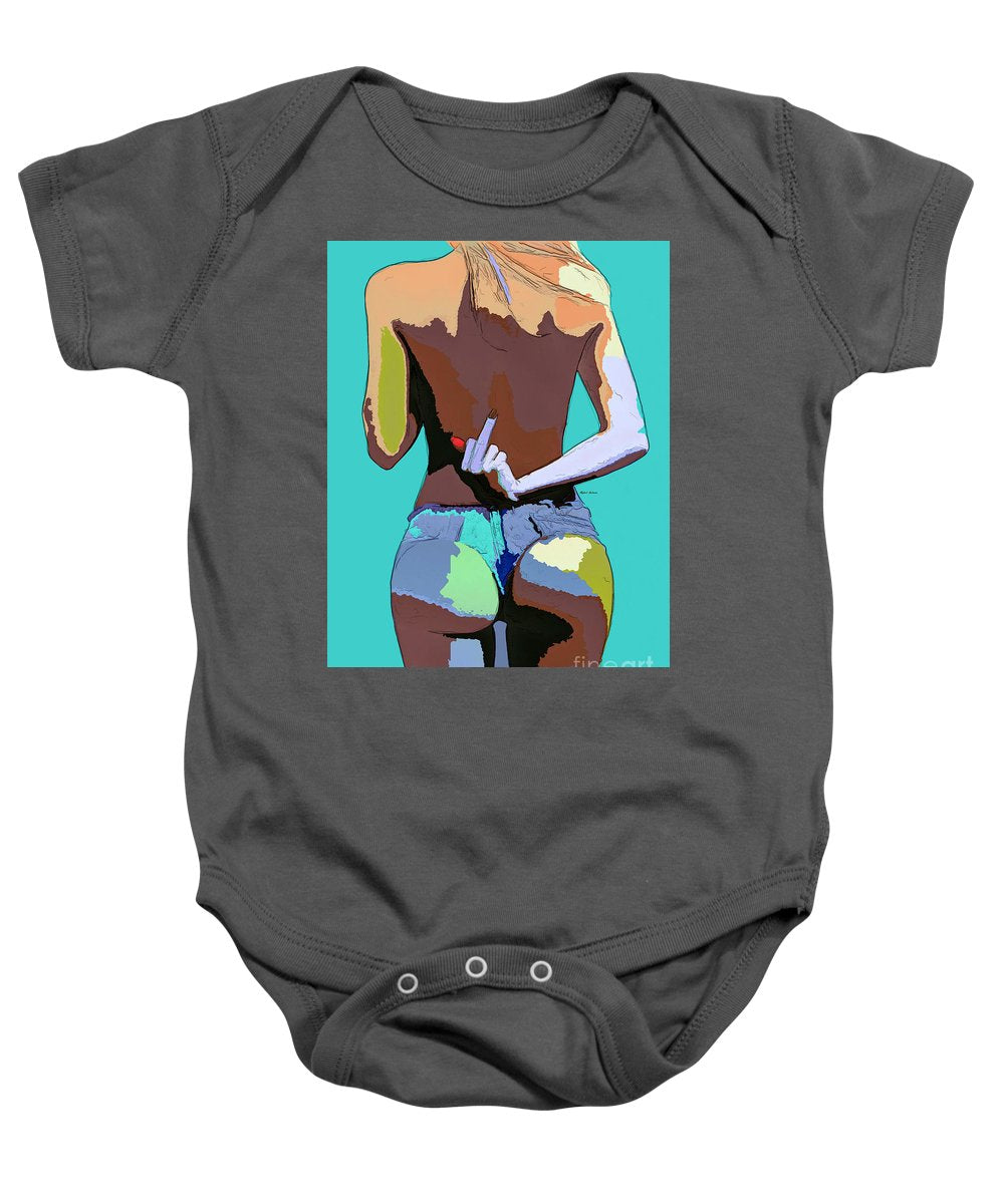 Naughty Too - Baby Onesie