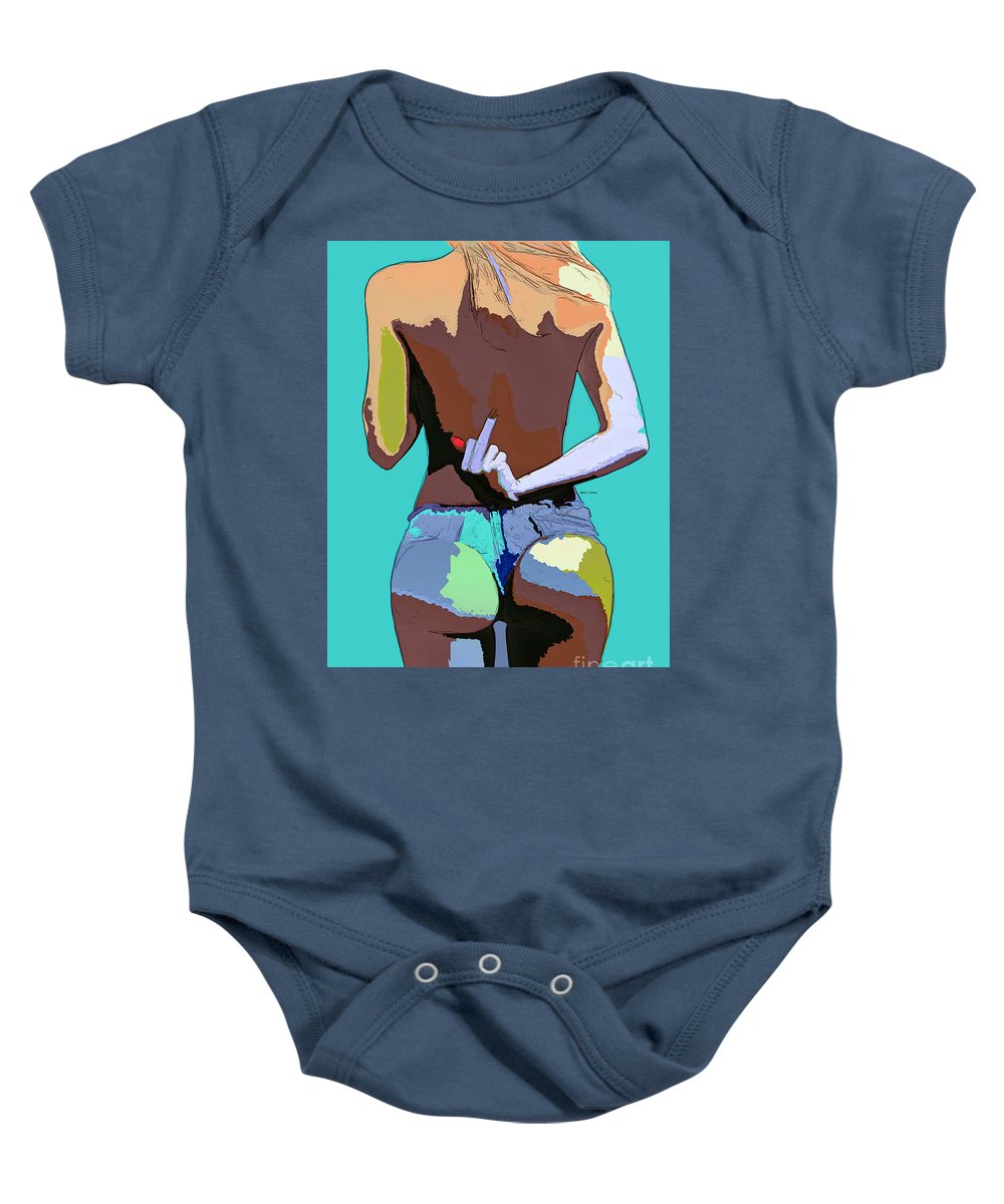 Naughty Too - Baby Onesie