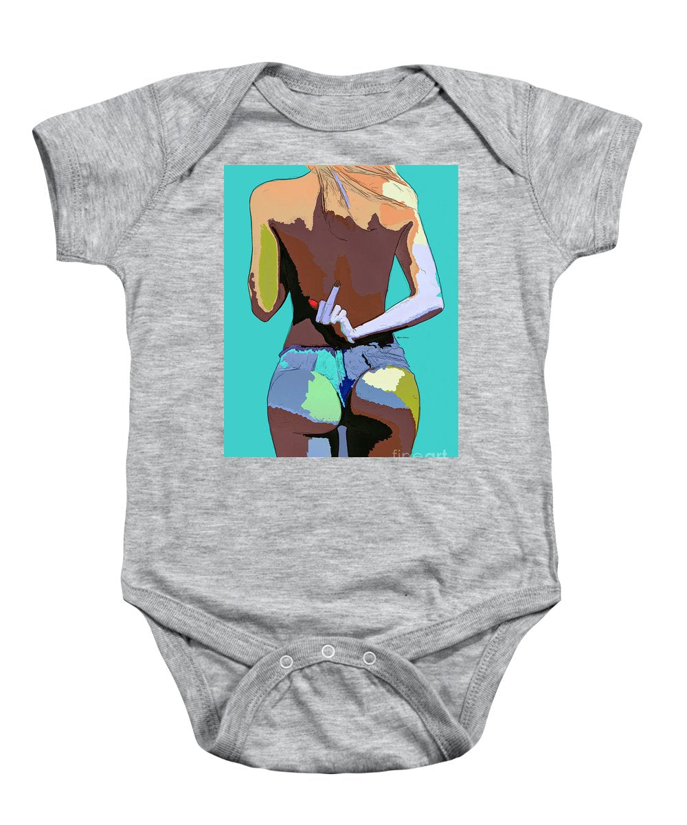 Naughty Too - Baby Onesie