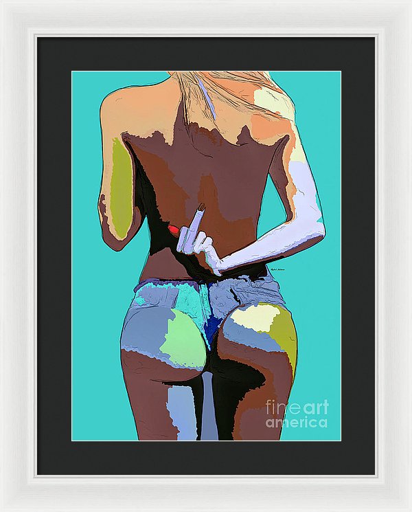 Naughty Too - Framed Print