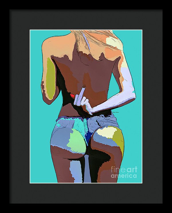 Naughty Too - Framed Print