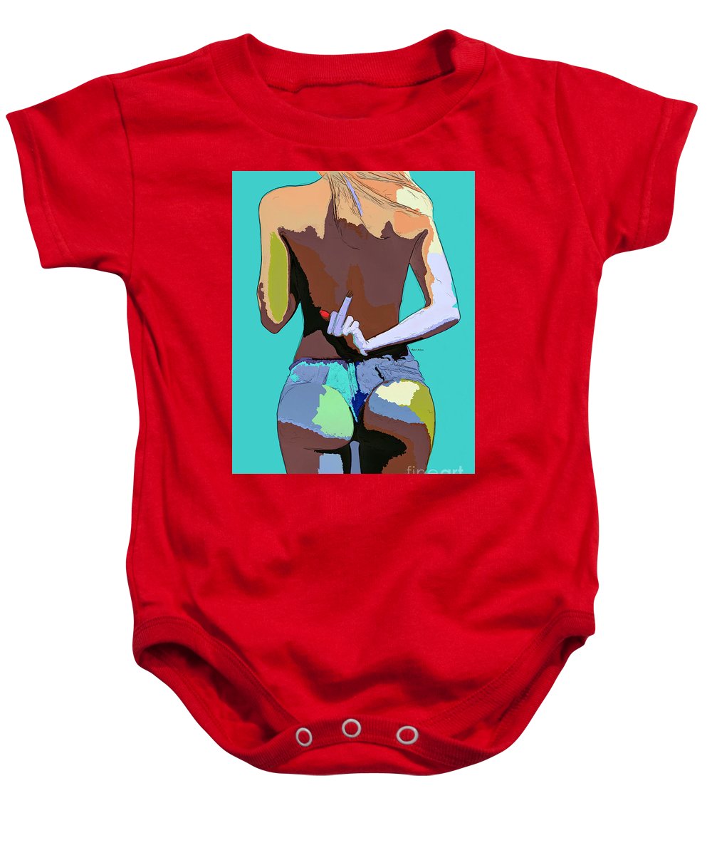 Naughty Too - Baby Onesie