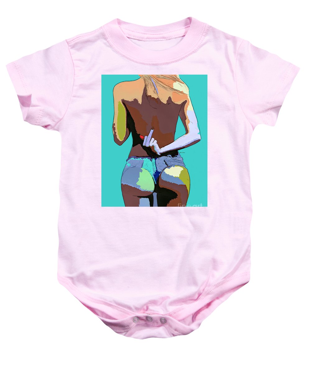 Naughty Too - Baby Onesie