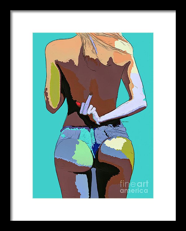 Naughty Too - Framed Print