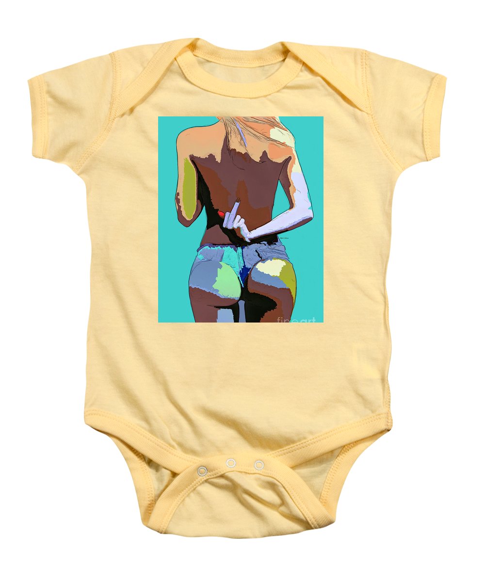 Naughty Too - Baby Onesie