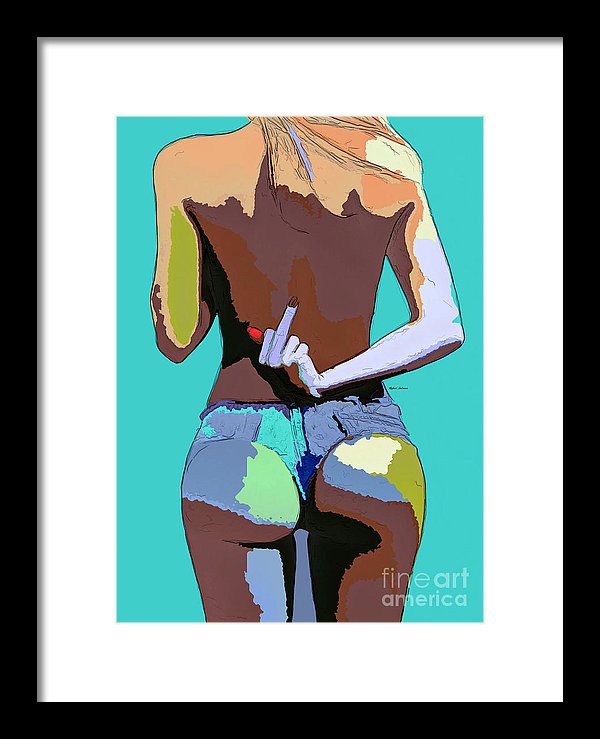 Naughty Too - Framed Print