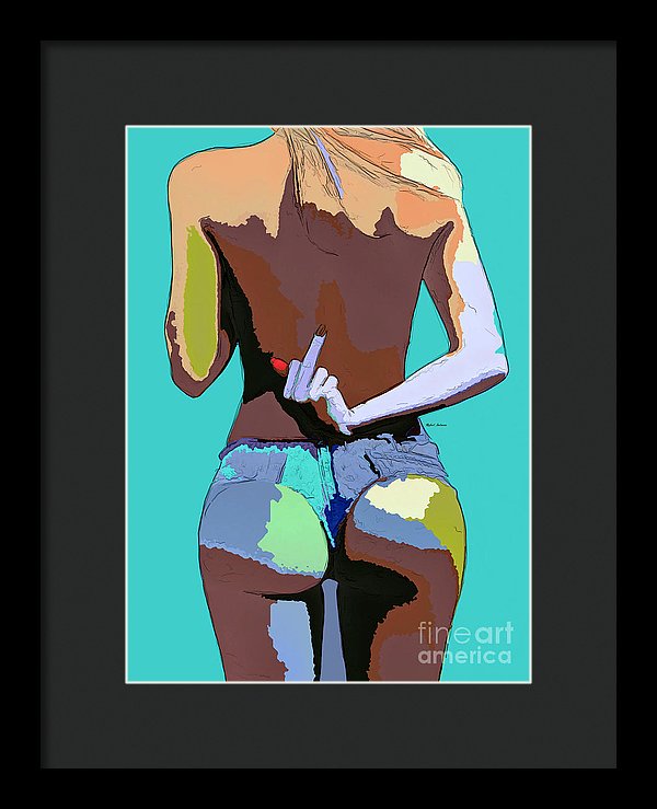 Naughty Too - Framed Print