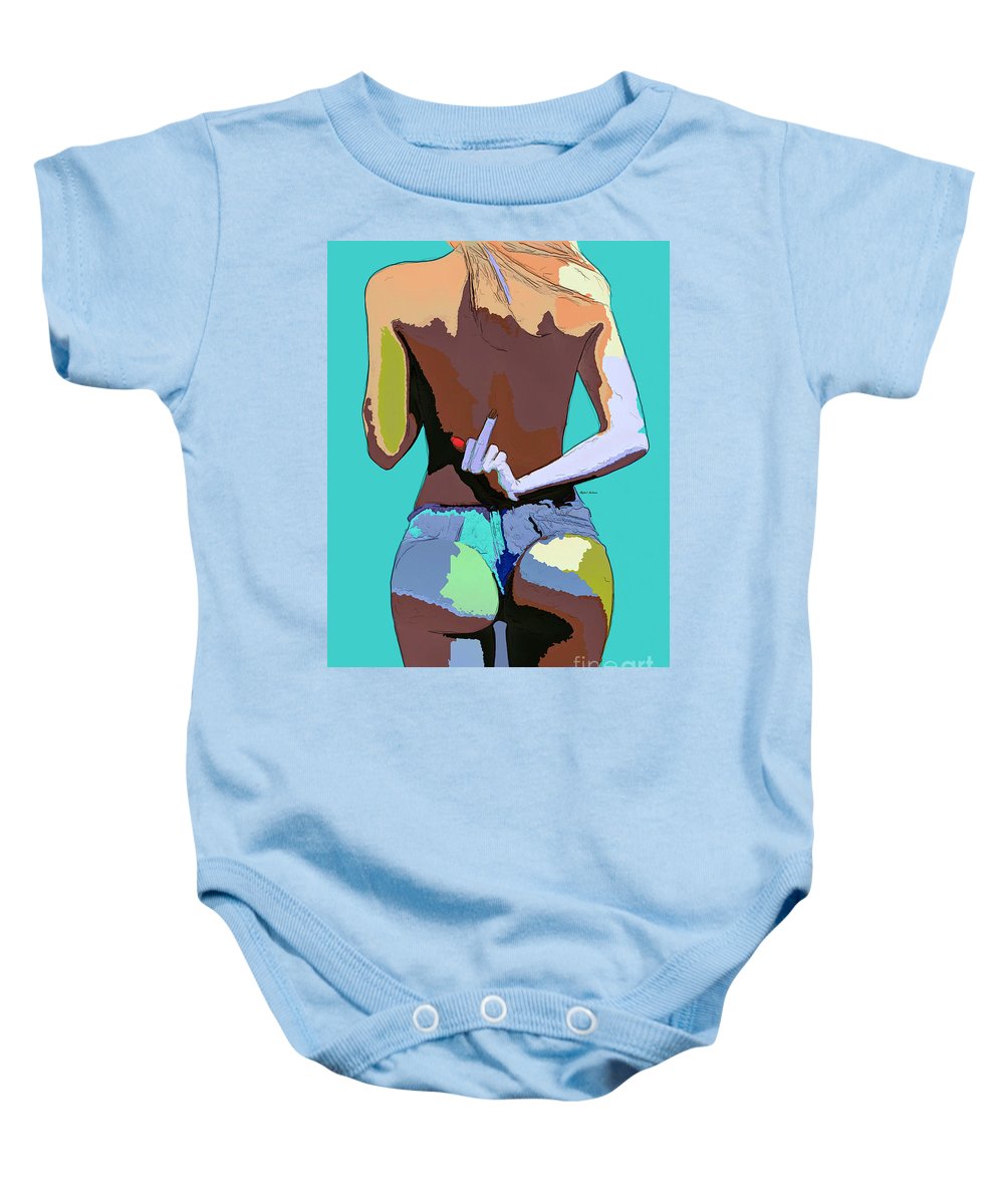 Naughty Too - Baby Onesie