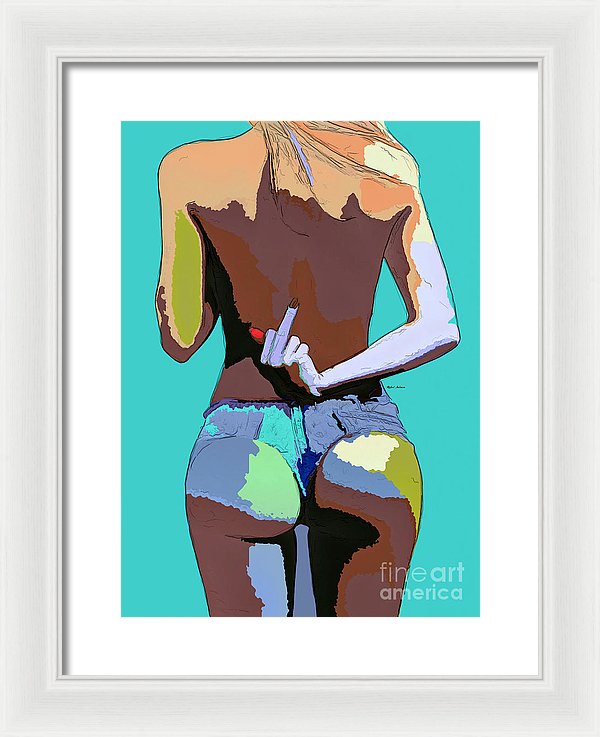 Naughty Too - Framed Print