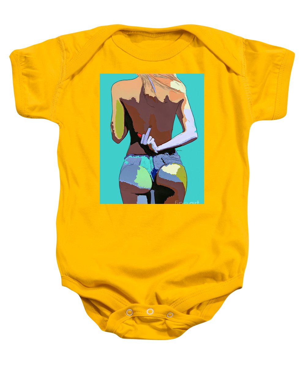 Naughty Too - Baby Onesie