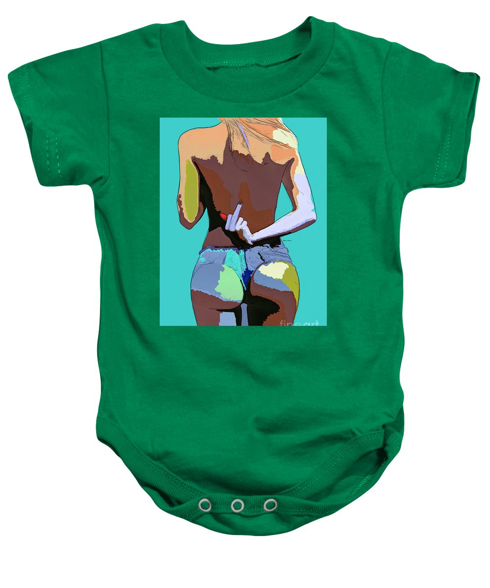 Naughty Too - Baby Onesie