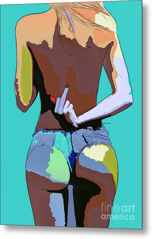 Naughty Too - Metal Print