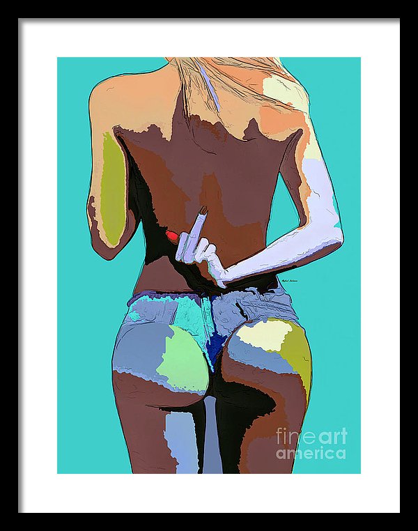 Naughty Too - Framed Print