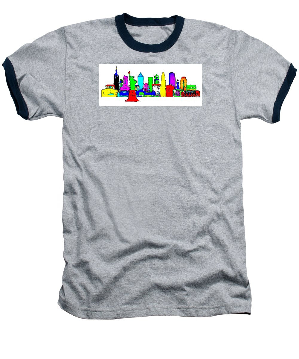 Baseball T-Shirt - New York City - Pop Art